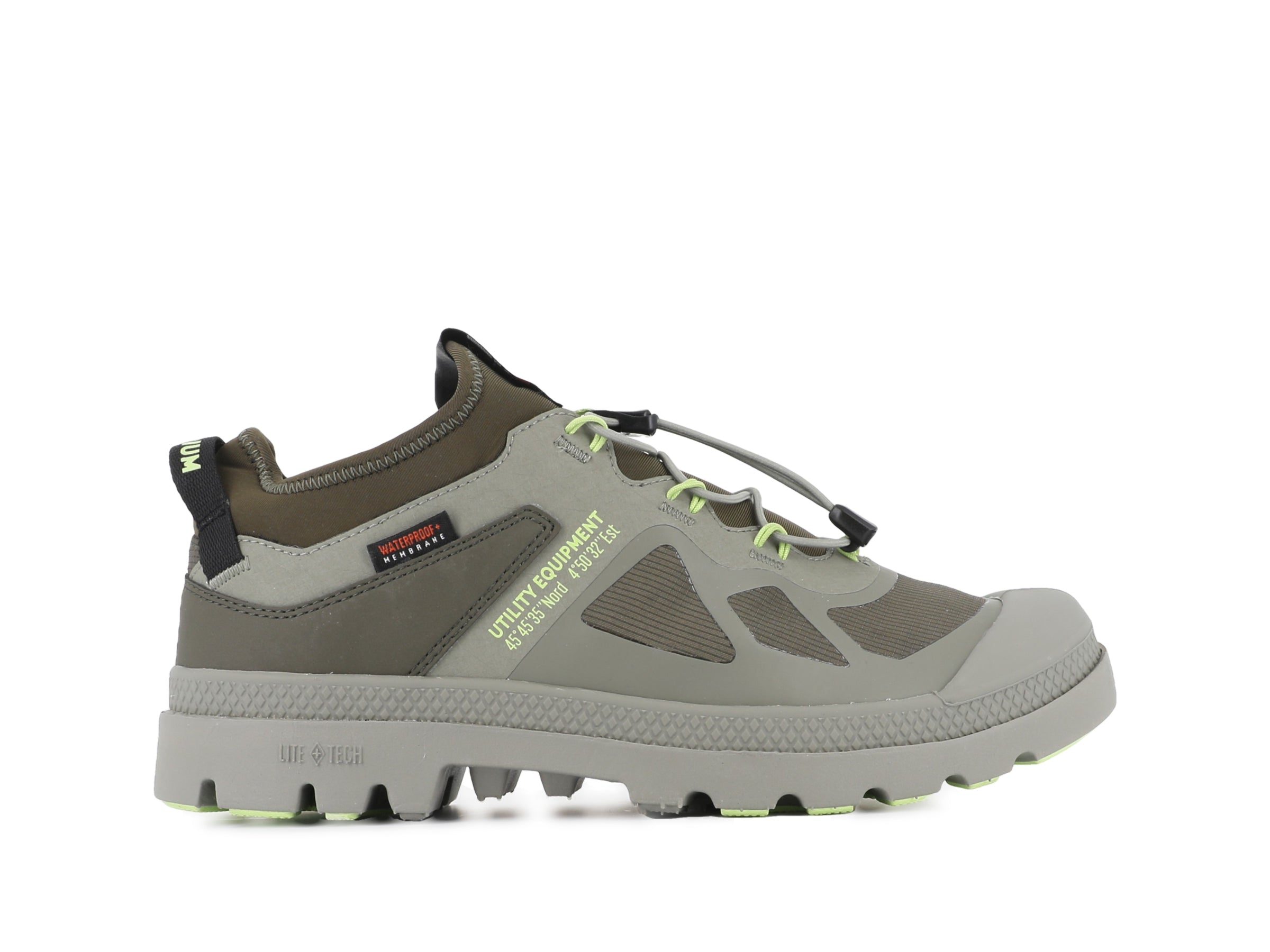 PAMPA LT+ LO XPLR WP+ OLIVE NIGHT - Palladium
