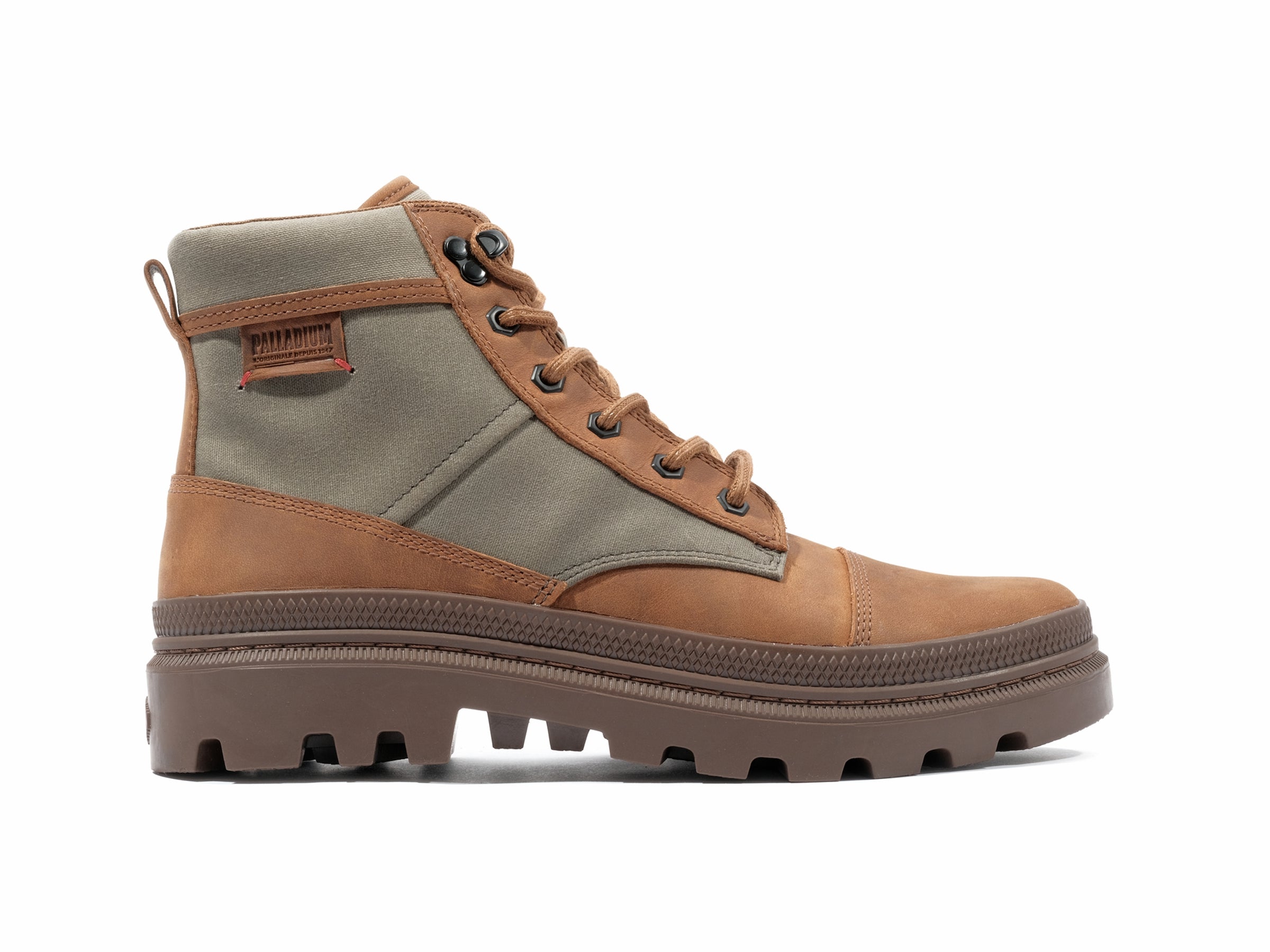PALLATROOPER ROUGH OLIVE NIGHT/HONEY - Palladium