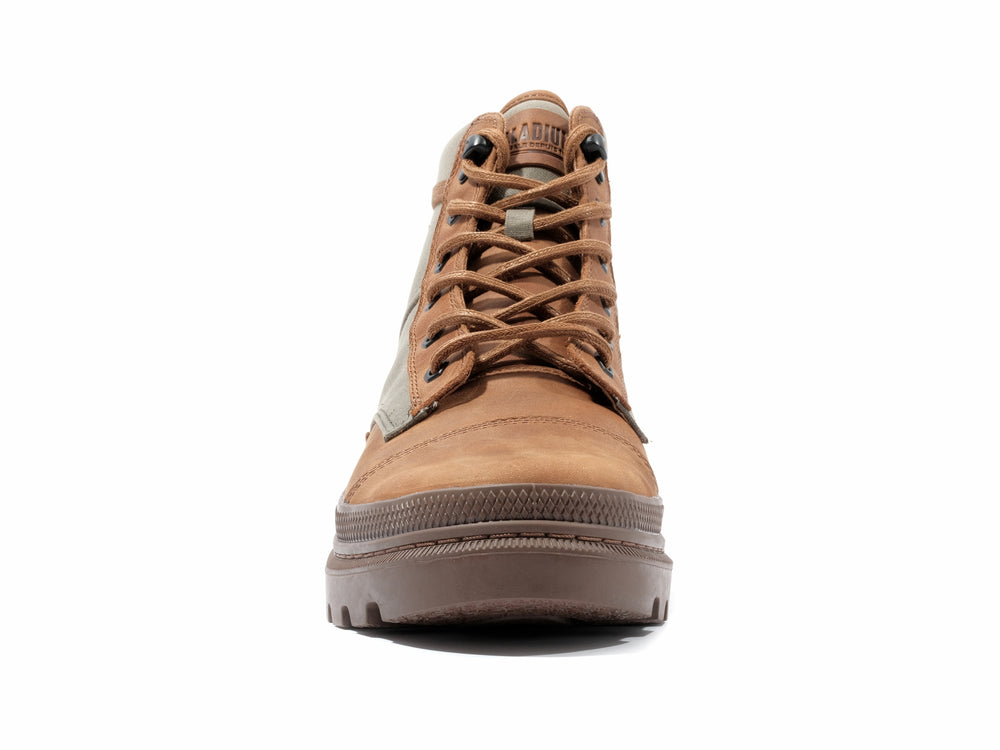 PALLATROOPER ROUGH OLIVE NIGHT/HONEY - Palladium